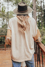 blouse with puff sleeves