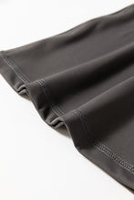 Black V Shape High Waist Flared Leggings