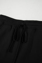Light Green French Terry Drawstring Mini Skort with Pockets