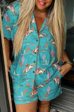 Blossom Cowgirl Country Print Pajamas Set