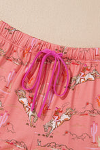 Blossom Cowgirl Country Print Pajamas Set