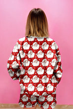 Red Ho Ho Ho Christmas Fashion Print 2pcs Lounge Short Set