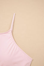 Pink Plus Size Build-in Shorts Sleeveless Dress With Short Two Piece Set