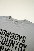 High Cowboys & Country Music Graphic Crew Neck T Shirt
