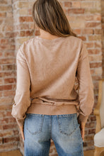 Sea Green saved by grace Letter Embroidery Mineral Wash Loose Sweatshirt