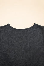 Carbon Grey Twisted Bust V Neck Sleeveless Dress