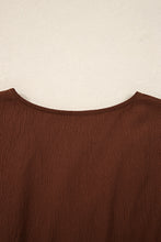 Burgundy Floral Embroidered Tassel Tie Waist Long Sleeve Mini Dress