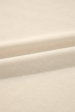 Jet Stream Solid Color Ruffled Shoulder Long Sleeve Blouse