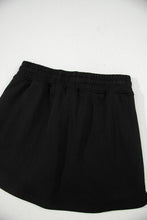 Light Green French Terry Drawstring Mini Skort with Pockets