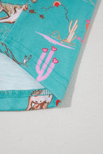 Blossom Cowgirl Country Print Pajamas Set