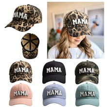 NEW MAMA MINI Baseball Cap Set Summer Leopard Visor Caps