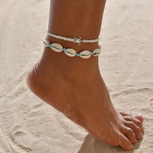 Bohemia Blue Beaded Anklet Handmade Anklets Women Girl Beach Foot Jewelry