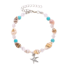 Bohemia Blue Beaded Anklet Handmade Anklets Women Girl Beach Foot Jewelry