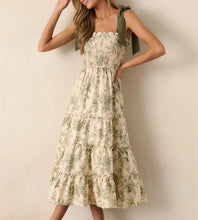 Imcute Women Y2k Floral Smocked Maxi Dress Bow Tie Shoulder, Boho Casual Beach Long Dresses
