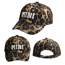 NEW MAMA MINI Baseball Cap Set Summer Leopard Visor Caps