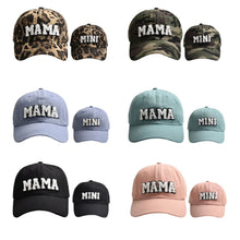 NEW MAMA MINI Baseball Cap Set Summer Leopard Visor Caps