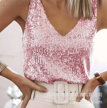 Fashion Sexy V-Neck Tank Tops For, Top Summer New Party Womens Clothing 2025