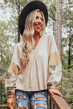 blouse with puff sleeves