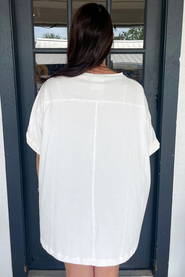 White Sequined Texas Graphic Plus Size T Shirt