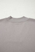 Parchment Aztec Embroidered Western V Neck Sweatshirt