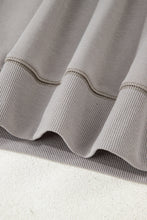 Parchment Aztec Embroidered Western V Neck Sweatshirt