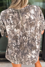 Khaki Woodland Camouflage KENTUCKY Oversize T Shirt