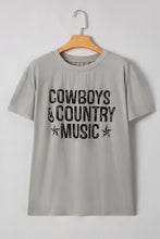 High Cowboys & Country Music Graphic Crew Neck T Shirt