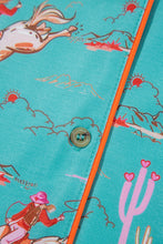 Blossom Cowgirl Country Print Pajamas Set