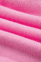 Fiery Red Festive Bow Backless Bubble Sleeve Sweater